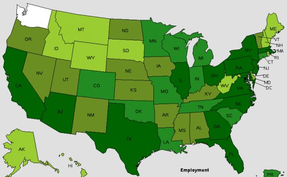 States with the highest