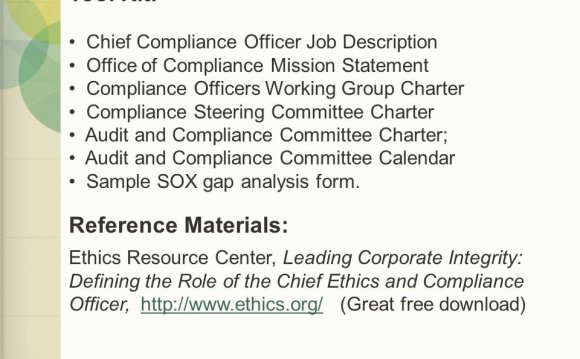 Compliance Officer Job